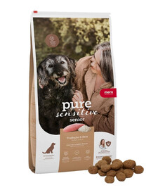MERA Dog Pure Sensitive Senior Turkey Rice 12,5 kg tacchino e riso, cibo secco per cani anziani