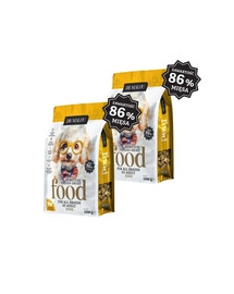 DR MALOU Cibo liofilizzato Pollo con zucca 2x1 kg cibo secco per cani