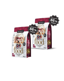 DR MALOU Cibo liofilizzato Anatra con zucca 2x500g Cibo secco per cani