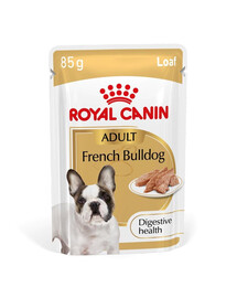 ROYAL CANIN French Bulldog Loaf 12x85g cibo umido, paté per cani adulti di razza bulldog francese