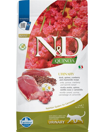FARMINA N&D Quinoa Cat Urinary Anatra, quinoa, mirtillo rosso e camomilla 50 g