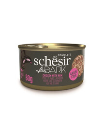 SCHESIR After Dark Pollo con prosciutto in brodo 80 g cibo umido per gatti