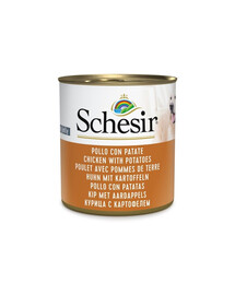 SCHESIR Complements Pollo con patate in gelatina 285 g cibo umido per cani