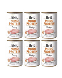 BRIT Mono Protein Turkey 6x400 g monoproteinowa karma indyk