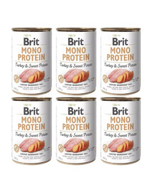 BRIT Mono Protein Turkey & Sweet Potato 6x400 g monoproteinowa karma indyk i batat