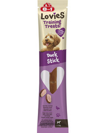 8IN1 Lovies Training Treats Duck Stick 15g snack per l'addestramento del cane