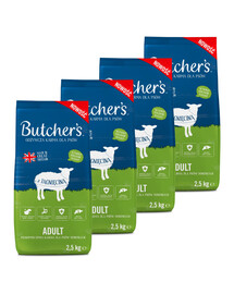 BUTCHER'S Original, crocchette con agnello per cani 4 x 2,5kg