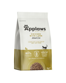 APPLAWS Cibo secco per gatti con pollo e agnello 2 kg