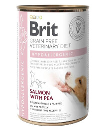Veterinary Diet Hypoallergenic Salmon&Pea 400 g