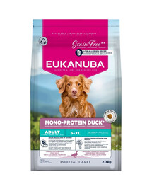 EUKANUBA Special Care Adult Mono-Protein Duck 2,3 kg cibo secco per cani adulti ricco d'anatra