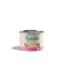 KATIDO Tacchino e Tonno 200g cibo umido per gatti