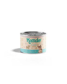 KATIDO Vitello 200g cibo umido per gatti