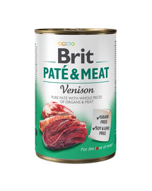 Pate&Meat venison 400 g pasztet z dziczyzną dla psa
