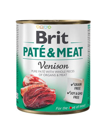 Pate&Meat venison 800 g pasztet z dziczyzną dla psa