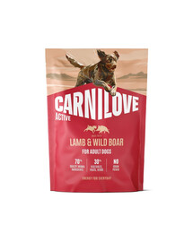 CARNILOVE Active Dog Lamb and Wild Boar Adult 1,5 kg agnello e cinghiale, per cani adulti