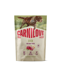 CARNILOVE True Fresh Dog Duck Adult 1,5 kg crocchette con anatra fresca per cani adulti