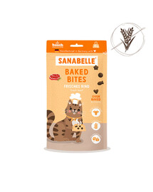 SANABELLE Baked Bites Beef 55g manzo cotto al forno, snack senza cereali per gatti