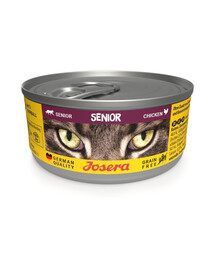 JOSERA Senior Cat Pollo cibo umido per gatti anziani 85 g