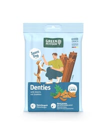 GREEN PETFOOD Denties with Insects Snack ipoallergenico con insetti per cani 180 g