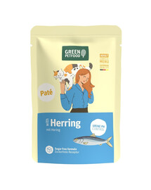 GREEN PETFOOD Cat Paté con aringa per gatti 85 g