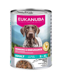 EUKANUBA Special Care Adult Working and Endurance Pollo e salmone 400 g cibo umido senza cereali per cani