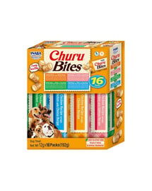 INABA Churu Dog Bites Variety Mix sapori con il pollo 16x12 g