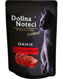 DOLINA NOTECI Premium a base di manzo per gatti sterilizzati 85g