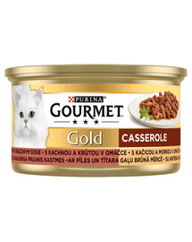 Gold kaczka i indyk w brązowym sosie 85 g
