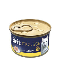 BRIT Premium by Nature Cat Mousse with Turkey Mousse con tacchino per gatti 85 g