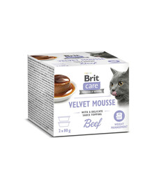 BRIT Care Cat Velvet Mousse Beef Mousse con manzo per gatti 2x80 g