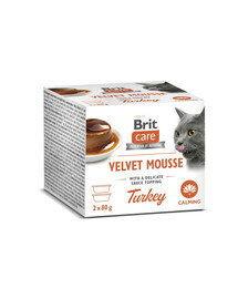 BRIT Care Cat Velvet Mousse Turkey Mousse con tacchino per gatti 2x80 g