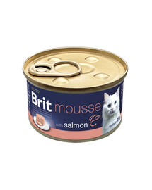 BRIT Premium by Nature Cat Mousse with Salmon Mousse con salmone per gatti 85 g