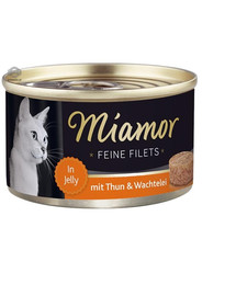 MIAMOR Feine Filetti di tonno e uova di quaglia 100 g