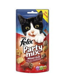 FELIX Party Mix Mixed Grill Manzo Pollo e Salmone 60g