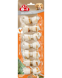 8IN1 Snack delights bones XS 7 pz.