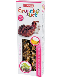 ZOLUX Crunchy Stick Guinea Pig Banana/Grottini di grano 115 g