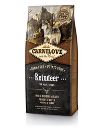 CARNILOVE Adult cibo per cani adulti con renna 1,5 kg