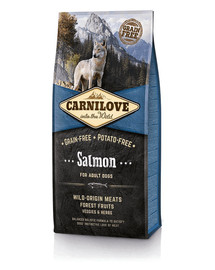 CARNILOVE Cibo secco per cani con salmone 12 kg