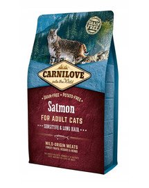 CARNILOVE Cat Sensitive & Long Hair Salmone 2 kg