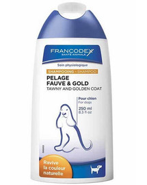 FRANCODEX Shampoo per mantelli marroni e dorati 250ml