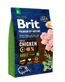 BRIT Premium By Nature Chicken Adult Extra Large XL 3kg