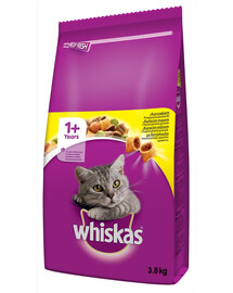 WHISKAS Adult con pollo 3,8 kg cibo secco per gatti