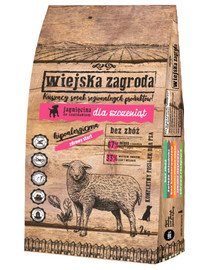 WIEJSKA ZAGRODA Agnello con spinaci per cuccioli 9 kg