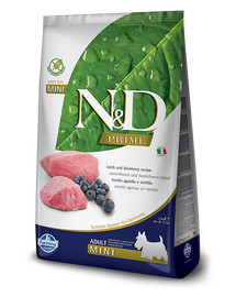 FARMINA N&D Prime Adult Mini Lamb & Blueberry 2.5 kg