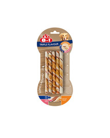 8IN1 Triple Flavour Twisted Sicks 10 pz.