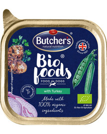 BUTCHER'S BIO foods vassoio di tacchino da 150 g