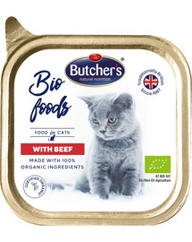 BUTCHER'S BIO foods vassoio di manzo 85 g