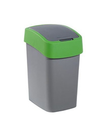 CURVER Kosz na śmieci "Flip Bin" 25 l srebrno zielony