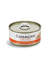 CANAGAN Cat Tuna with Prawns 75 g cibo umido per gatti tonno e gamberetti
