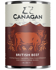 CANAGAN Dog British beef cibo umido per cani manzo britannico 400 g